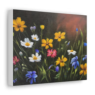 Wall Art Canvas Flowers