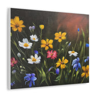 Wall Art Canvas Flowers