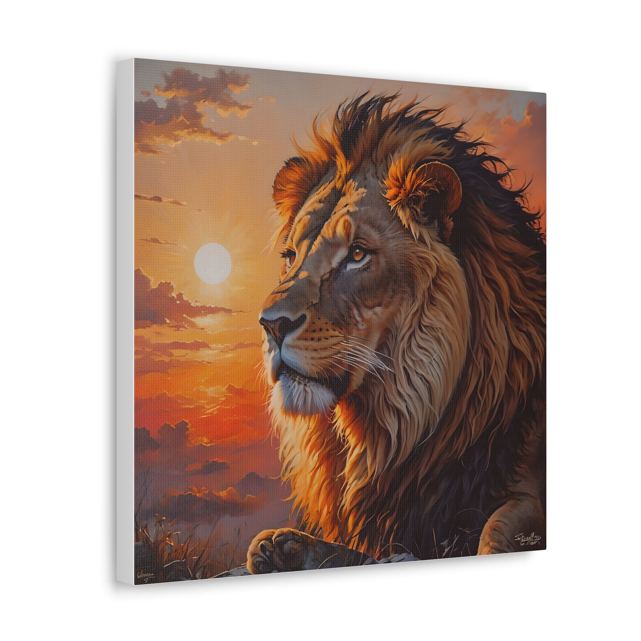 Canvas Wall Art Lion