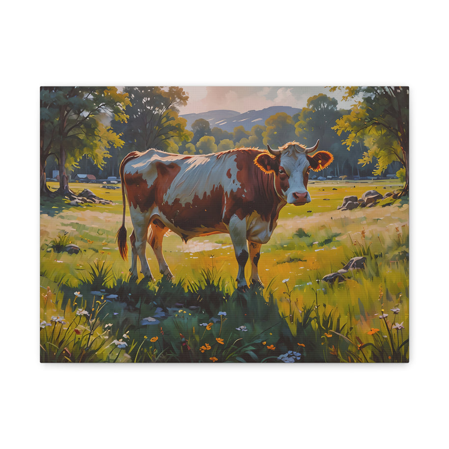 Cow Canvas Wall Art