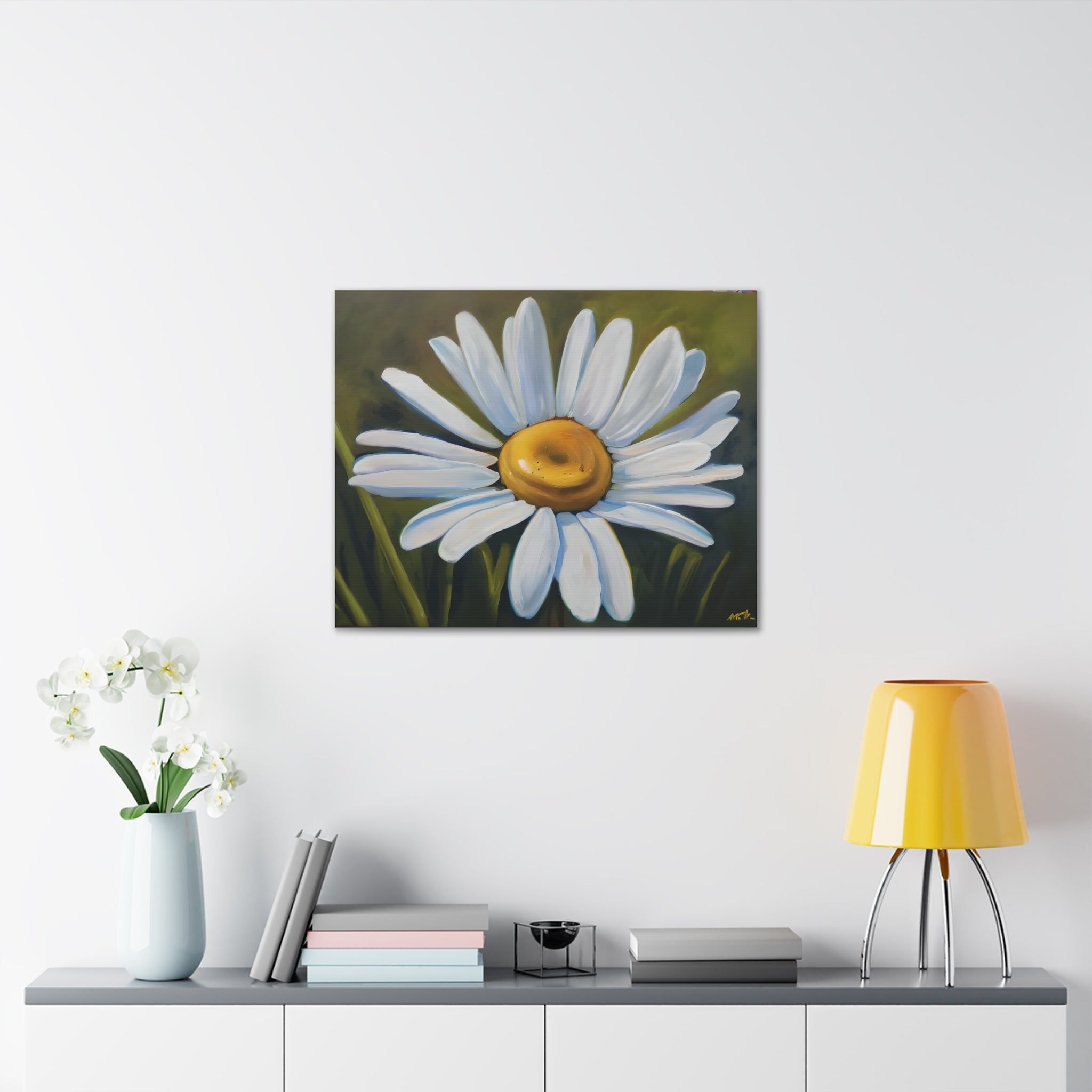 Daisy Canvas Wall Art