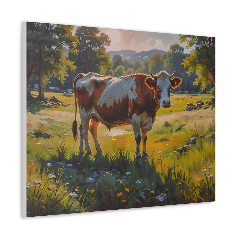 Cow Canvas Wall Art