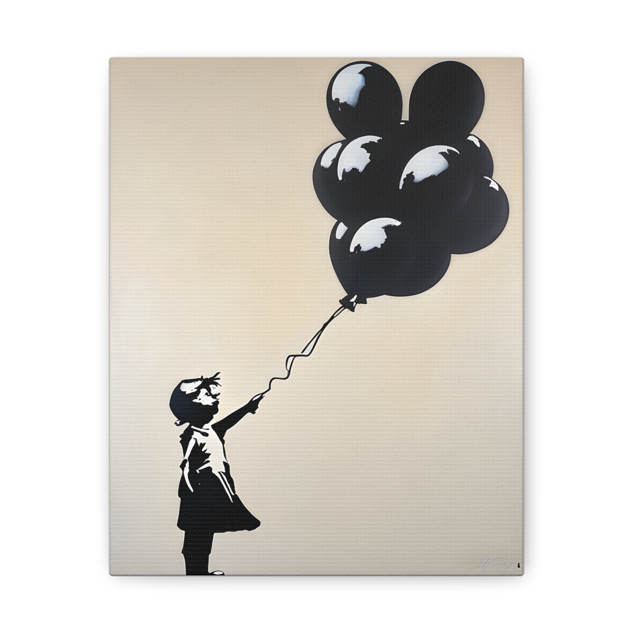 Modern Canvas Wall Art Banksy Style