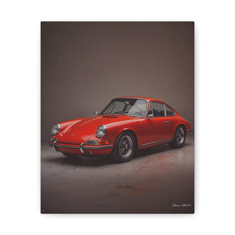 Vintage Canvas Wall Art 1964 Porsche 911