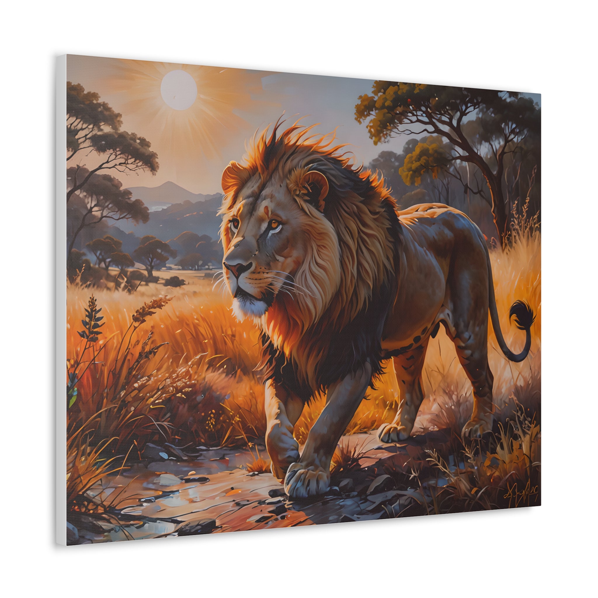 Lion Canvas Wall Art