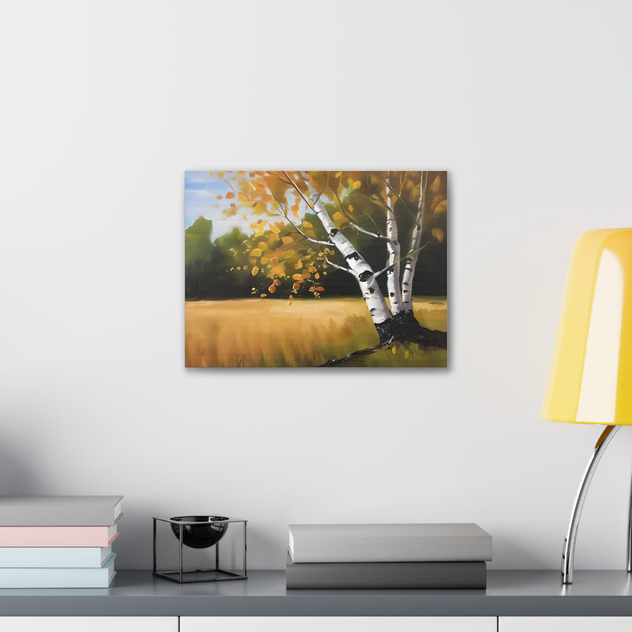 Birch Tree Canvas Wall Art