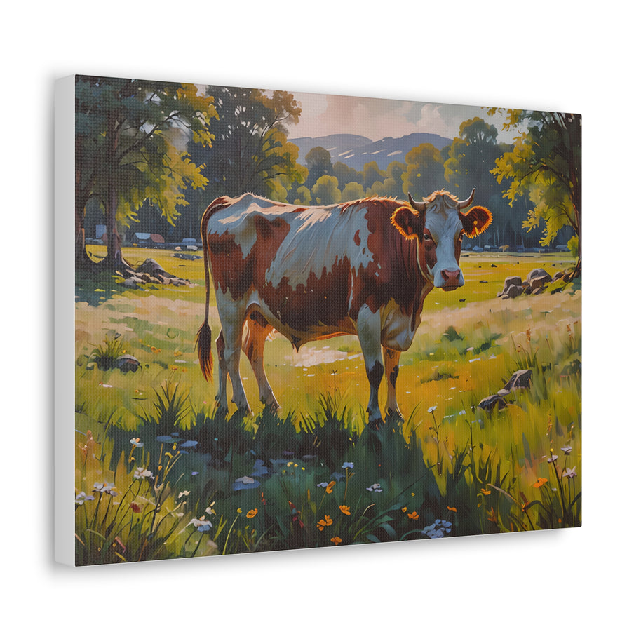 Cow Canvas Wall Art