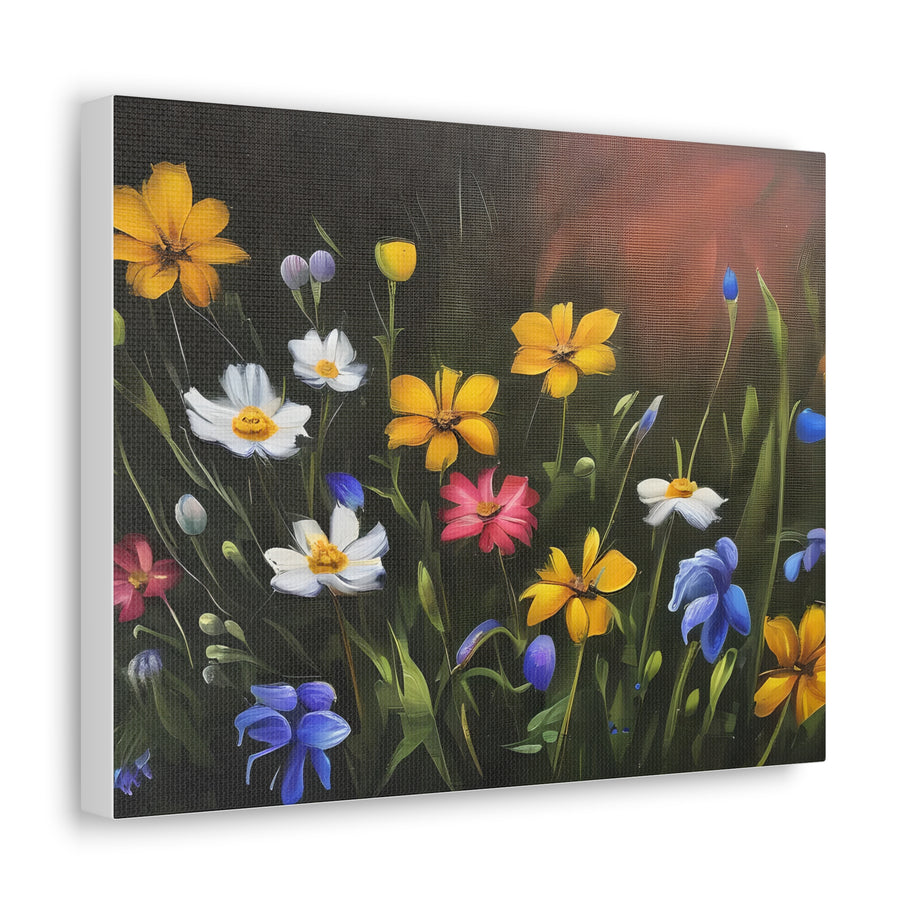 Wall Art Canvas Flowers