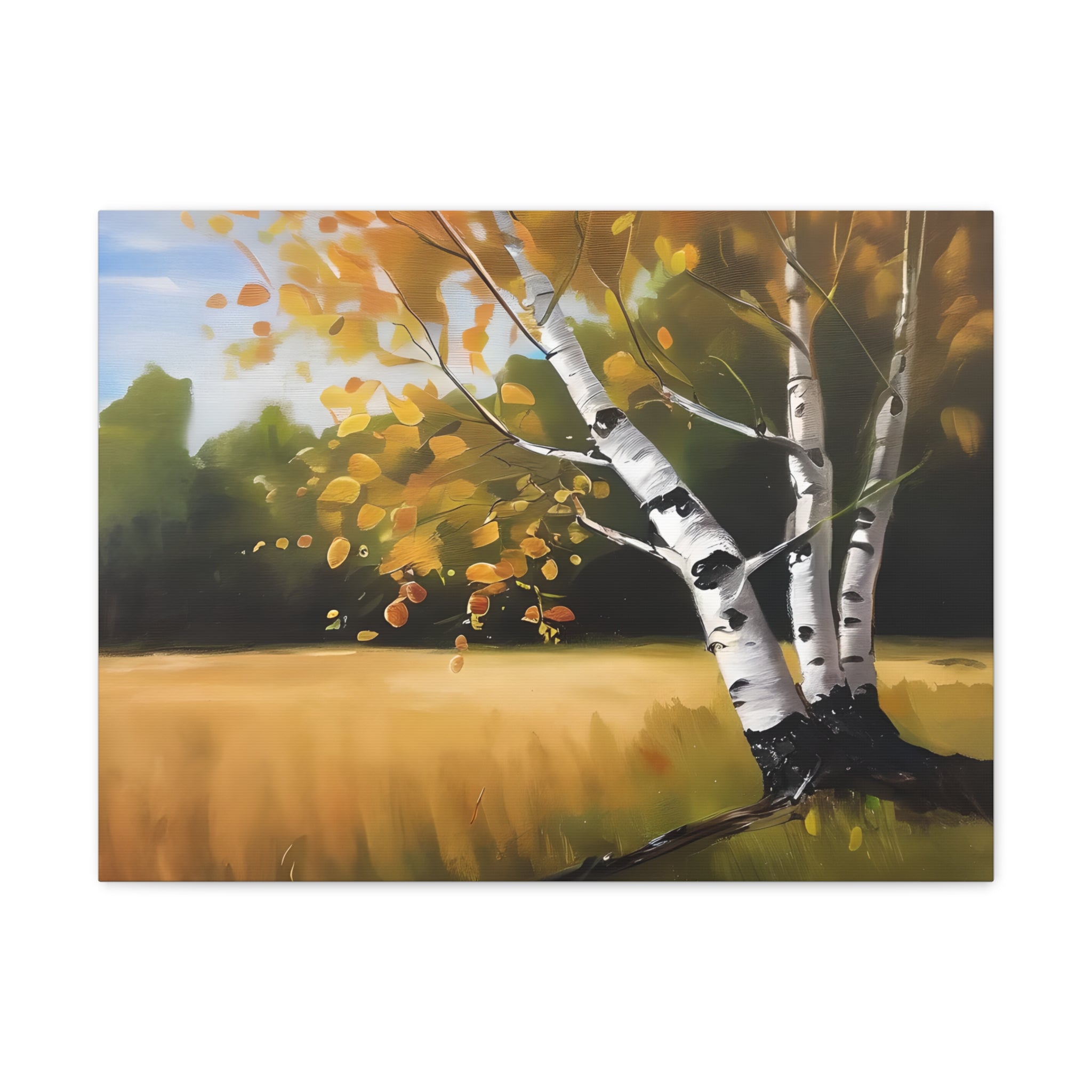 Birch Tree Canvas Wall Art