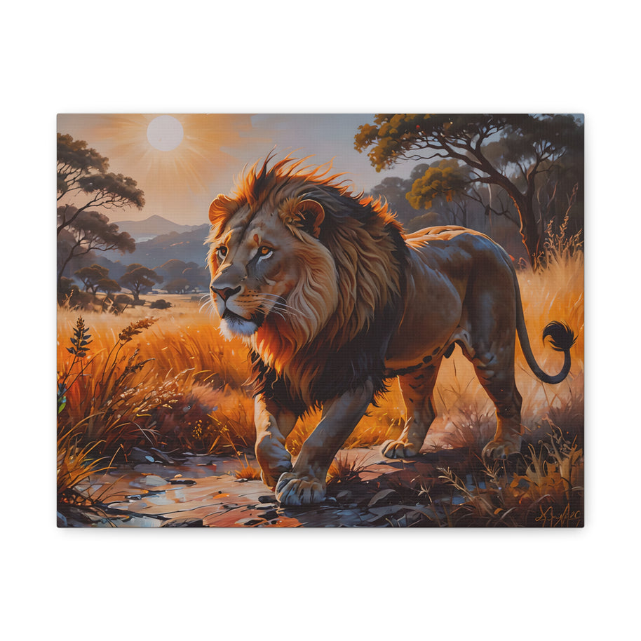 Lion Canvas Wall Art