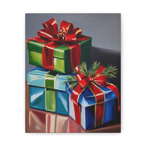 Christmas Canvas Wall Art Presents