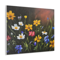 Wall Art Canvas Flowers