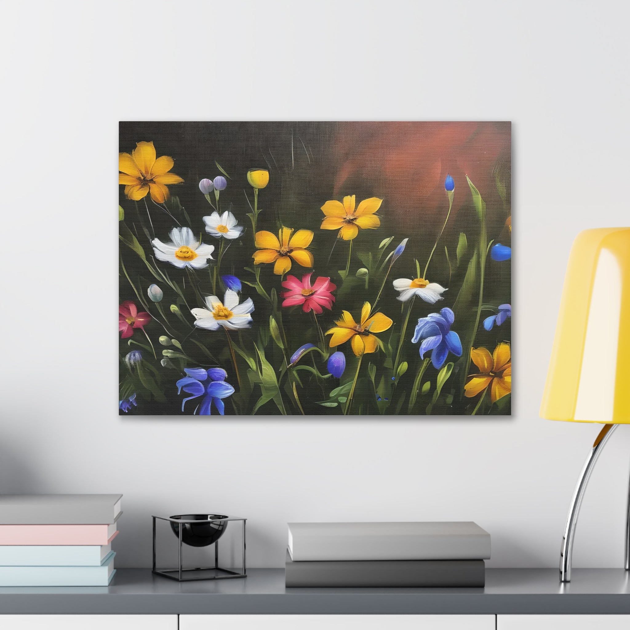 Wall Art Canvas Flowers