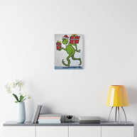 Christmas Canvas Wall Art Grinch