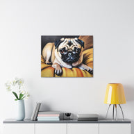 Pug Dog Pug Canvas Wall Art